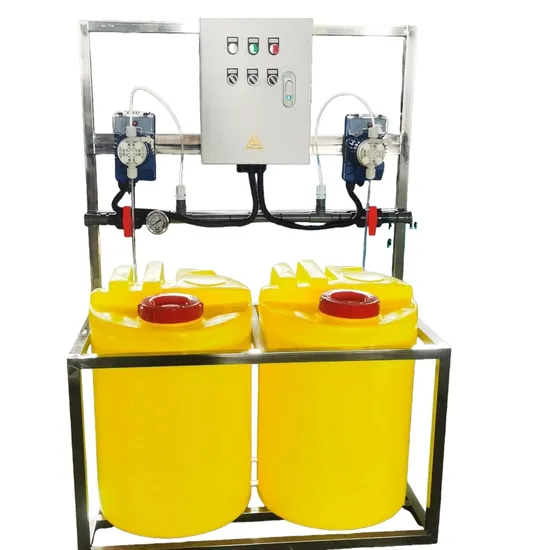 Automatic Dosing Device with PLC Control for Open Circulation Industrial Cooling Water System, Non-Stainless Steel Material
